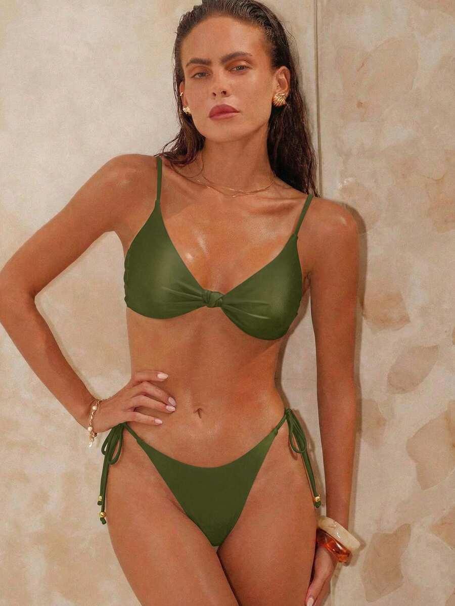 ZIELONY STRÓJ KĄPIELOWY