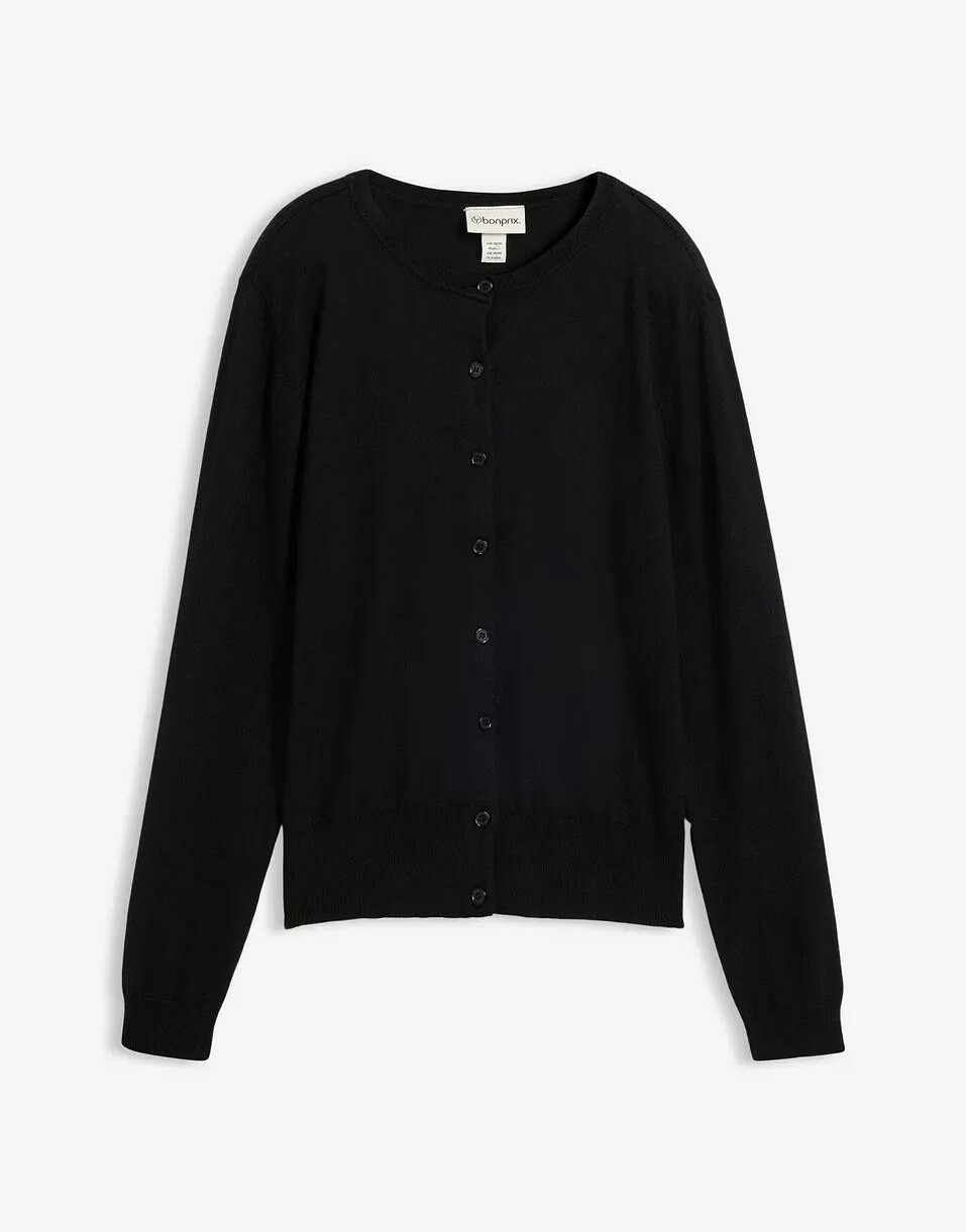 SWETER DAMSKI ROZPINANY BAWEŁNIANY OKRĄGŁY DEKOLT