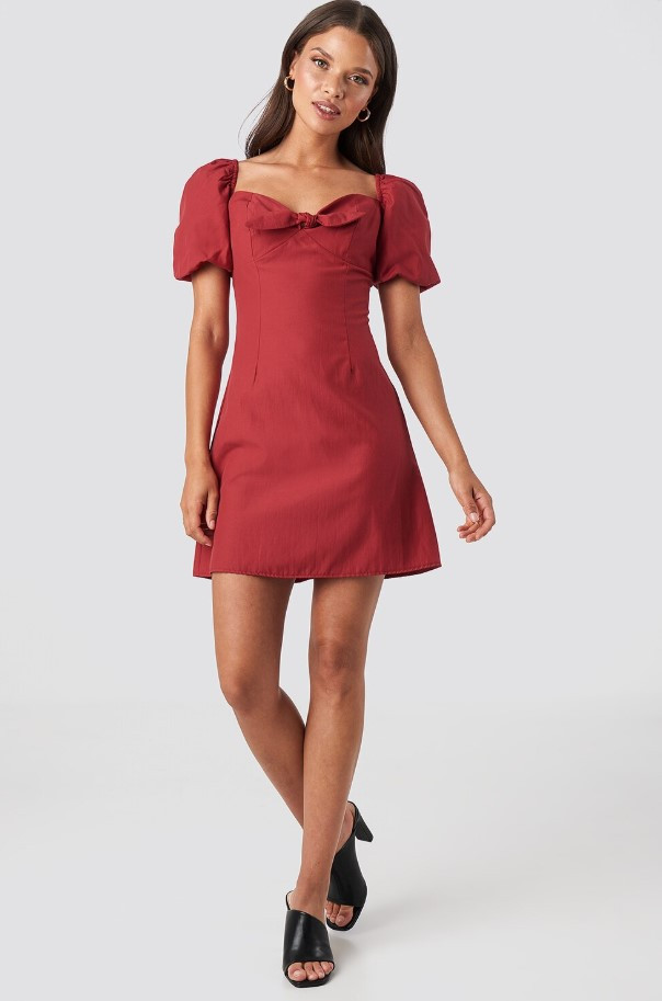 CZERWONA MINI SUKIENKA
