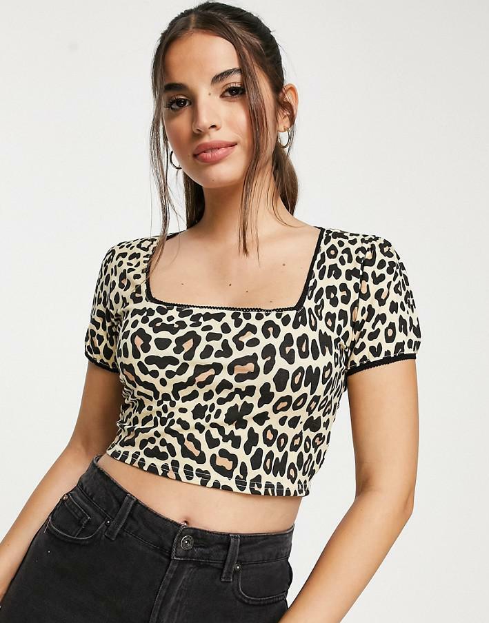 TOP ANIMAL PRINT