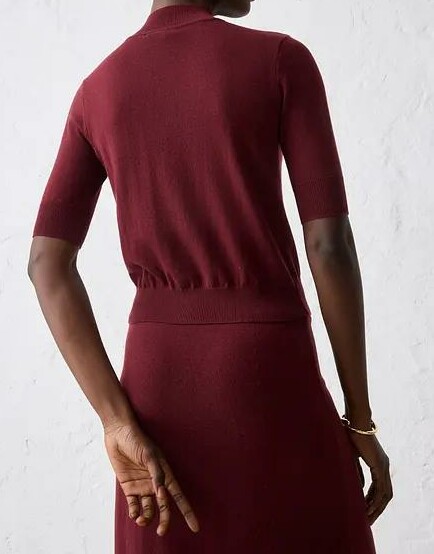 SWETER Z GOLFEM WOLL-MIX