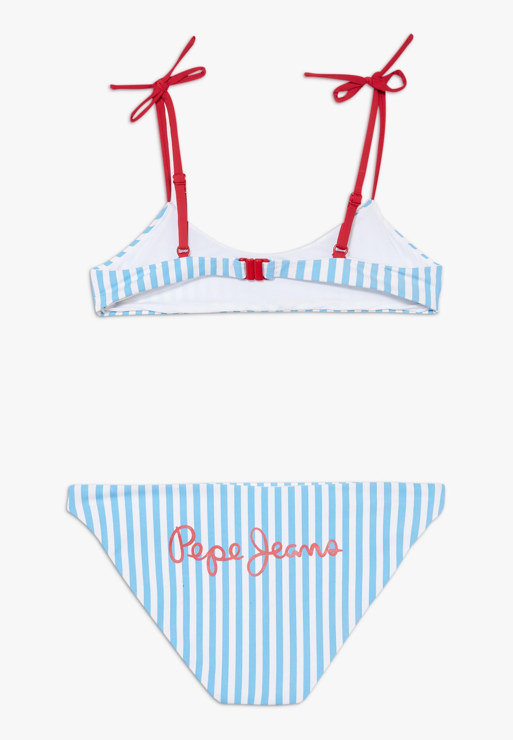 góra od bikini wzór paski
