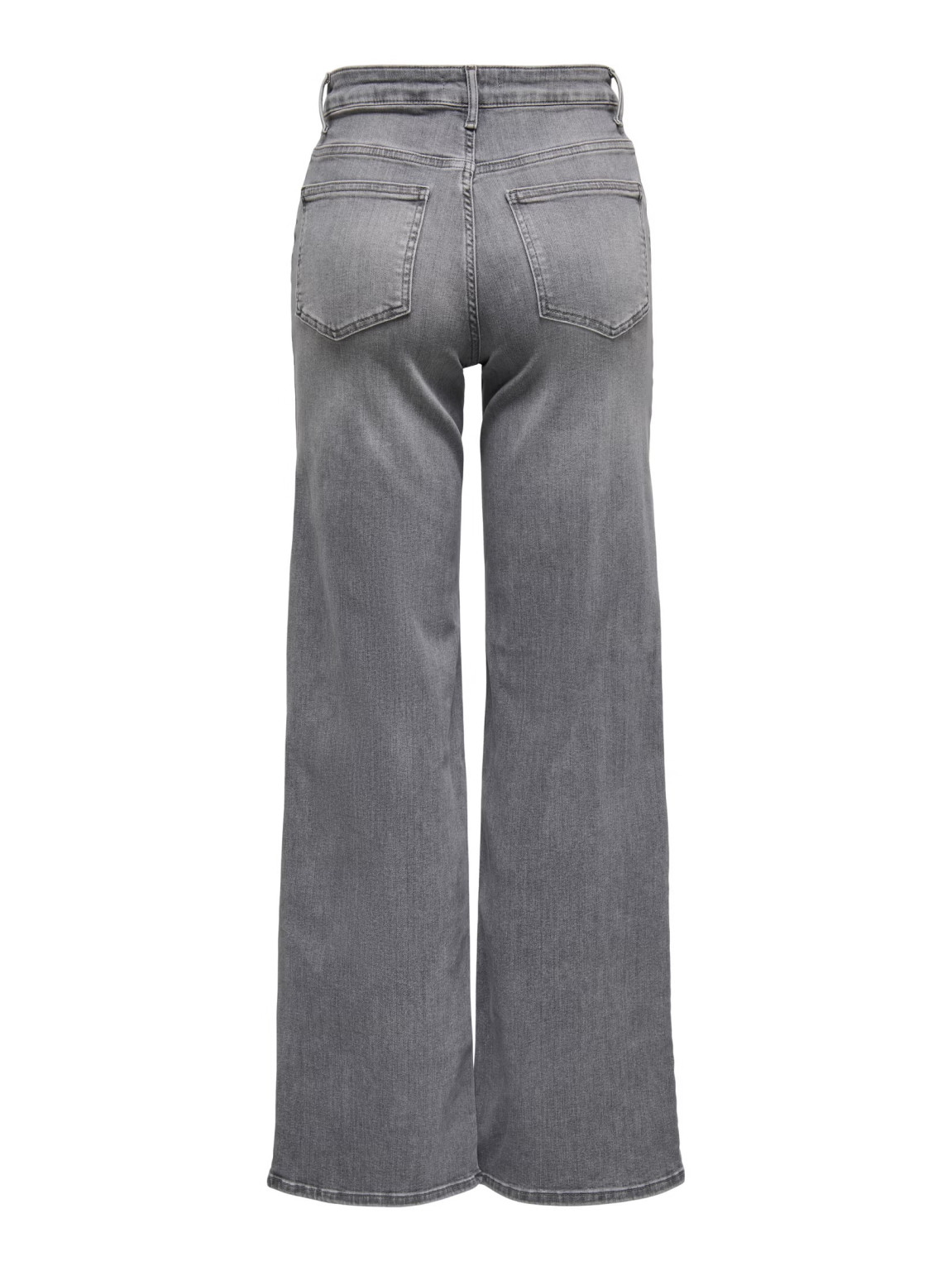 szare spodnie jeans wide leg