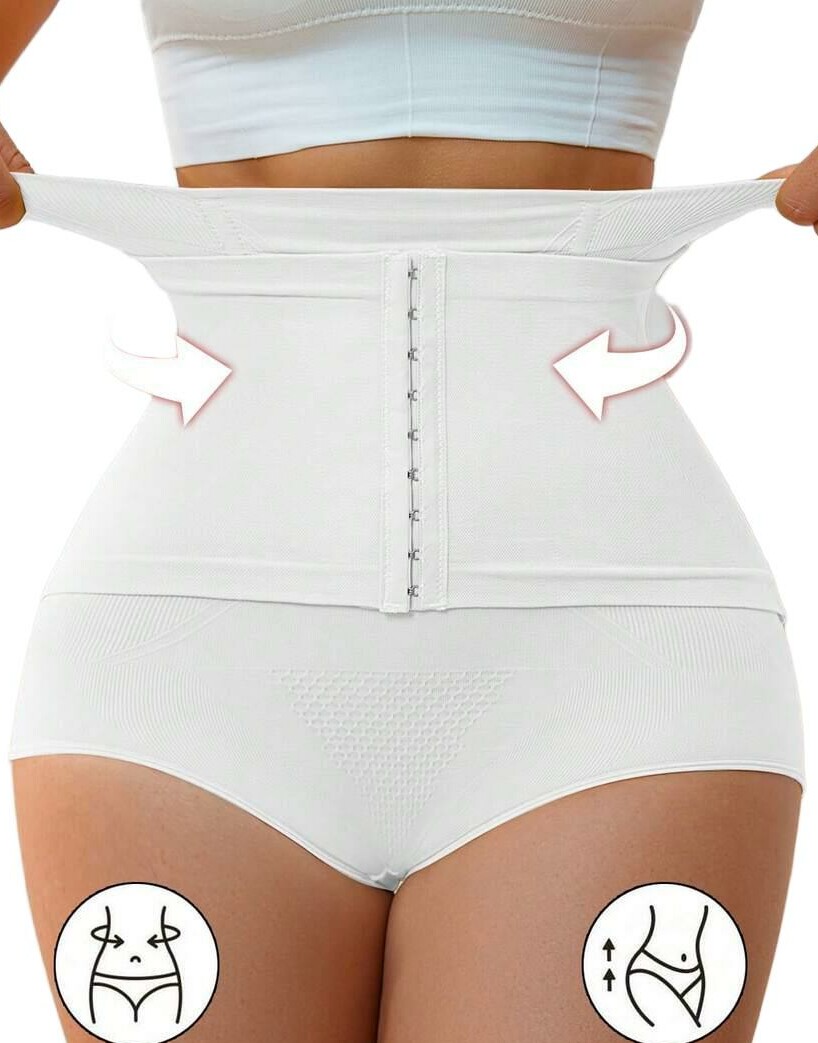 białe majtki modelujące