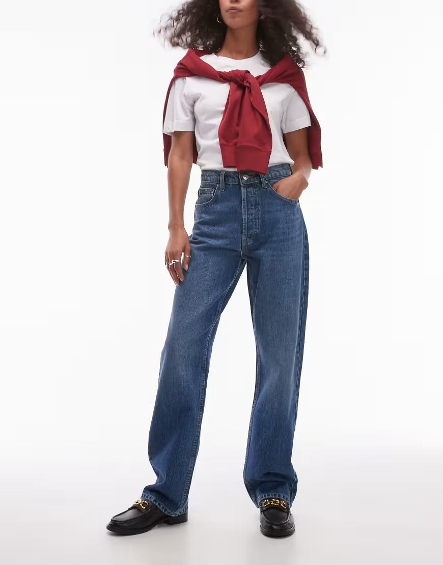 NIEBIESKIE SPODNIE JEANS