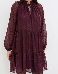 SUKIENKA TUNIKOWA W POŁYSKUJĄCY WZÓR