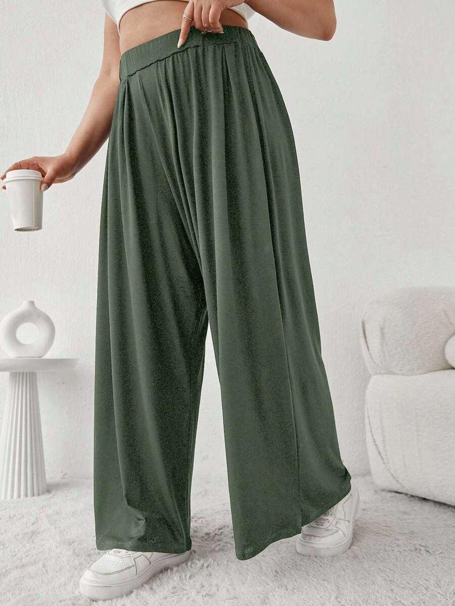 ZIELONE SPODNIE CASUAL