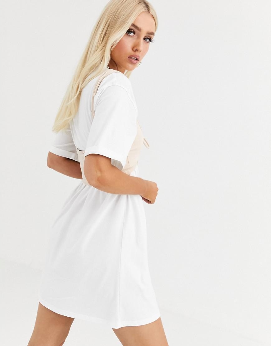 BIAŁA MINI SUKIENKA TOP
