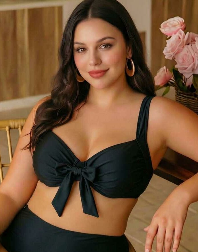czarna góra od bikini