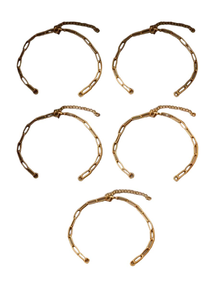 ZŁOTE BRANSOLETKI 5-PACK