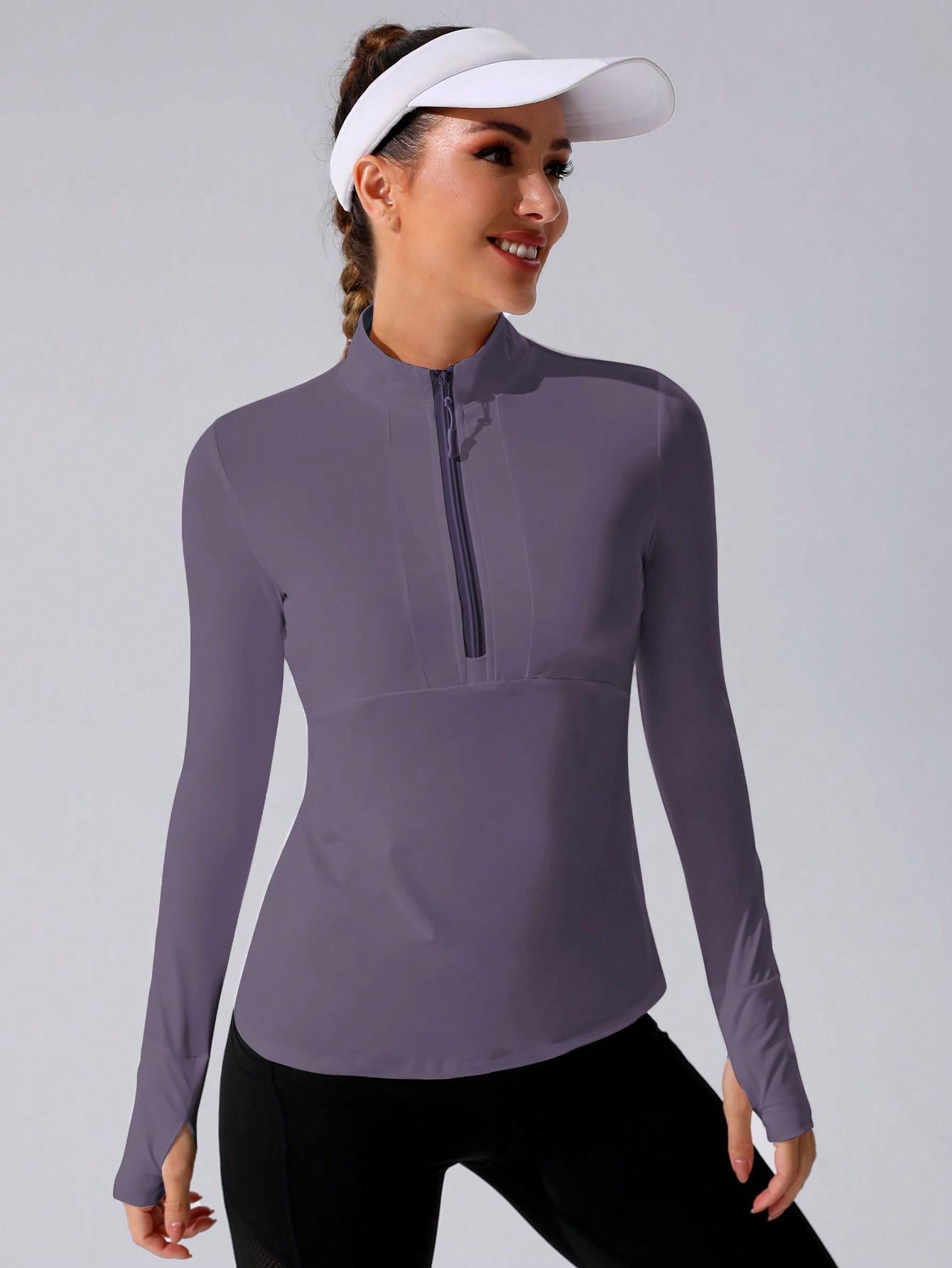 FIOLETOWA BLUZA SPORTOWA
