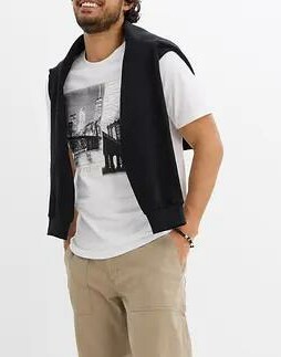 T-SHIRT MĘSKI Z NADRUKIEM
