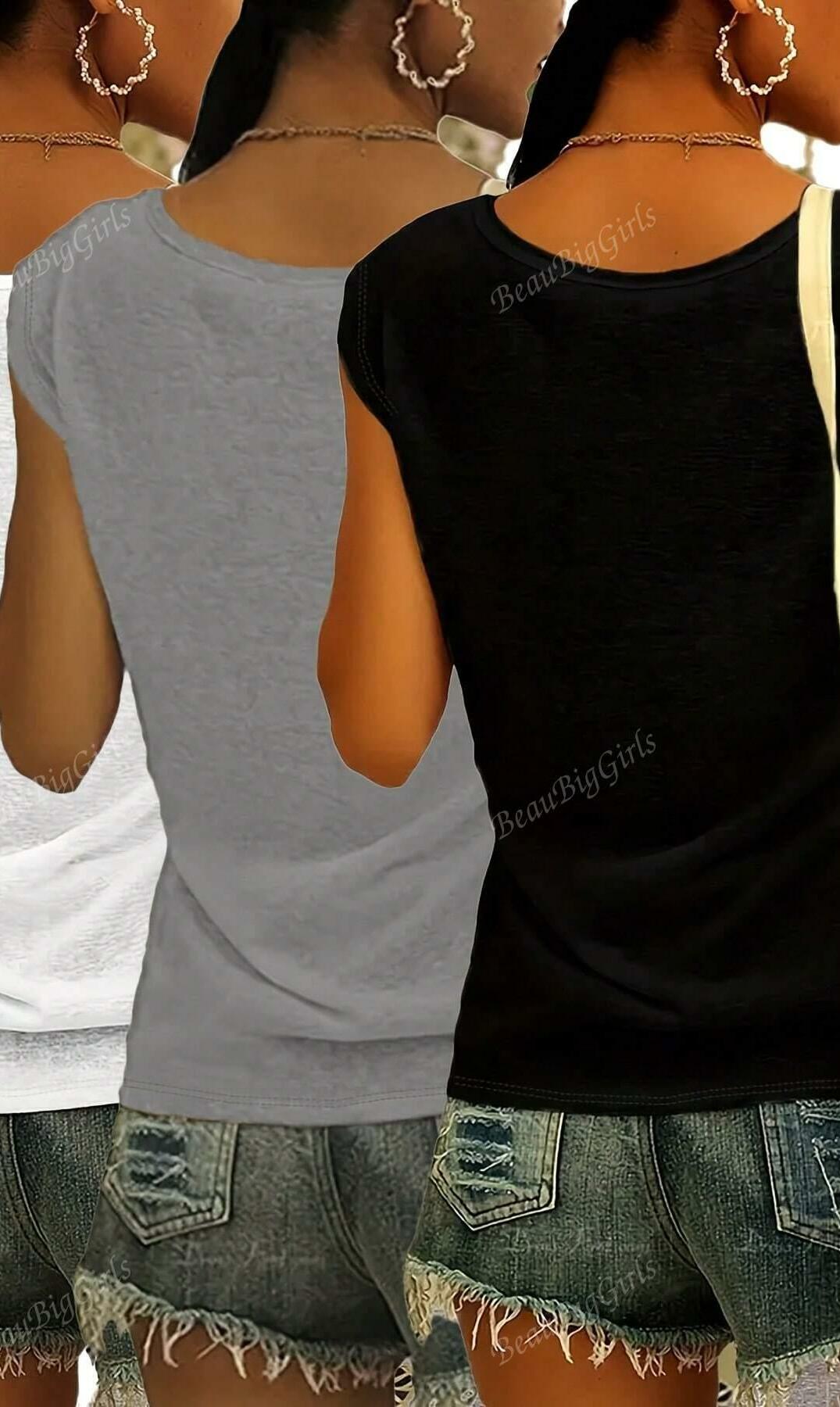 BLUZKA v-neck 2-PACK