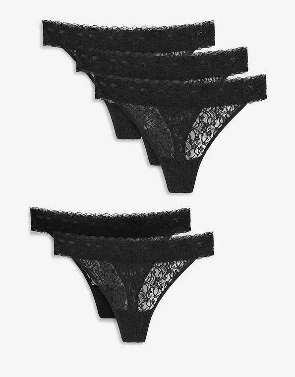 KOBIECA KORONKA STRINGI DAMSKIE PLUS SIZE ZESTAW
