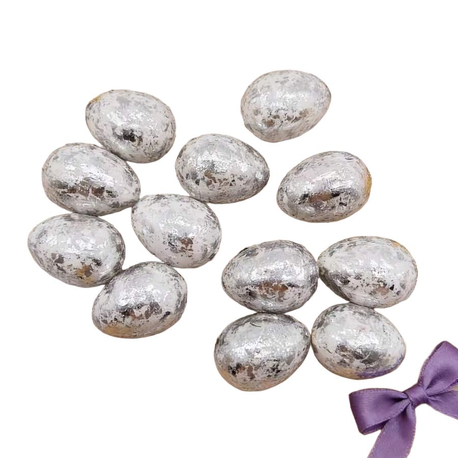 srebrne jajka 12-pack