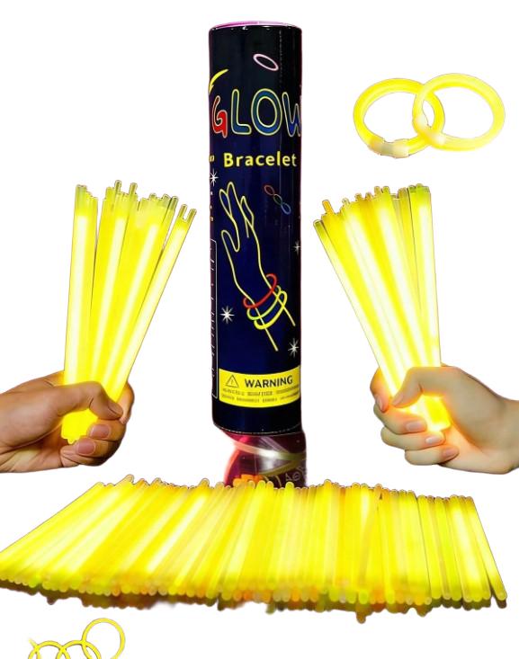 ŚWIECĄCE BRANSOLETKI 50-PACK