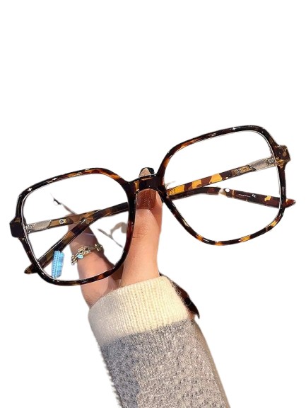 brązowe okulary zerówki 