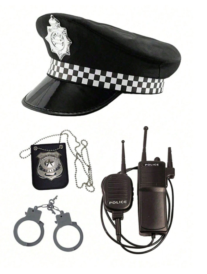 zestaw akcesoria policjanta 