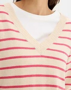 SWETER DAMSKI Z DEKOLTEM V REGULAR 