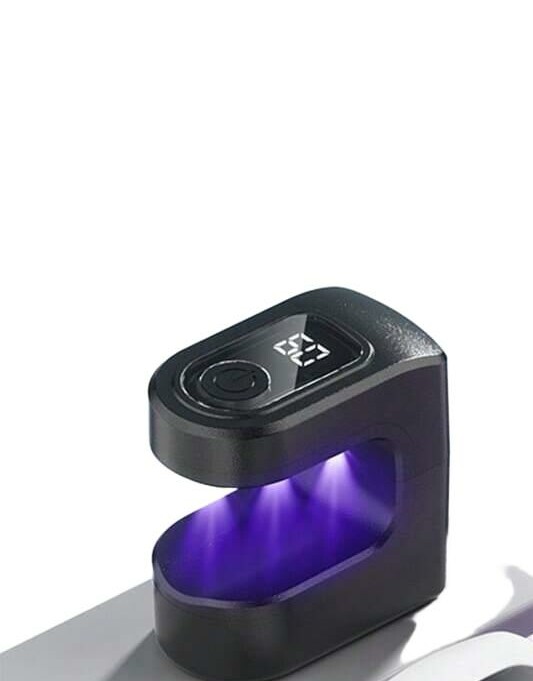 czarna lampa led uv 