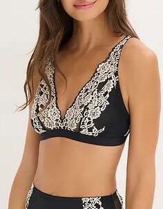 BIUSTONOSZ BRALETTE Z HAFTEM