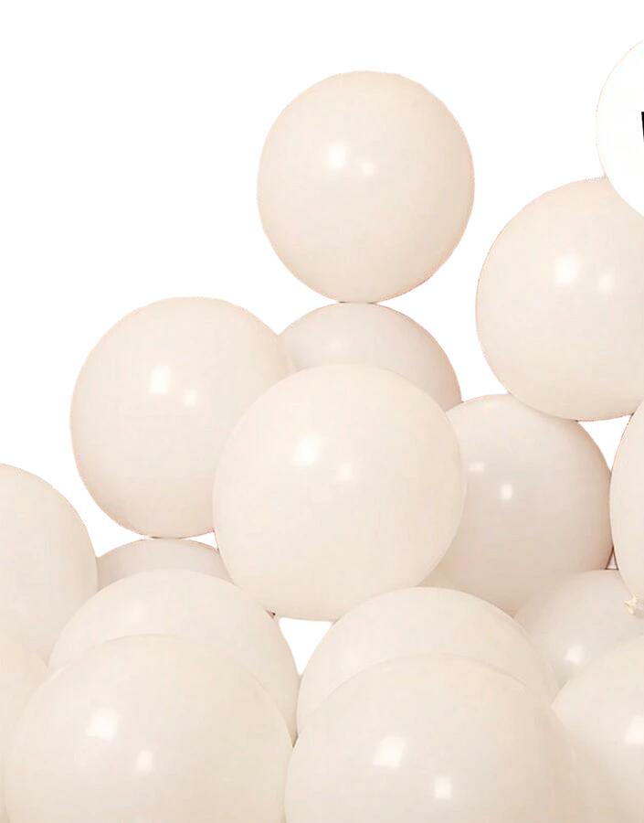 białe balony 10-pack