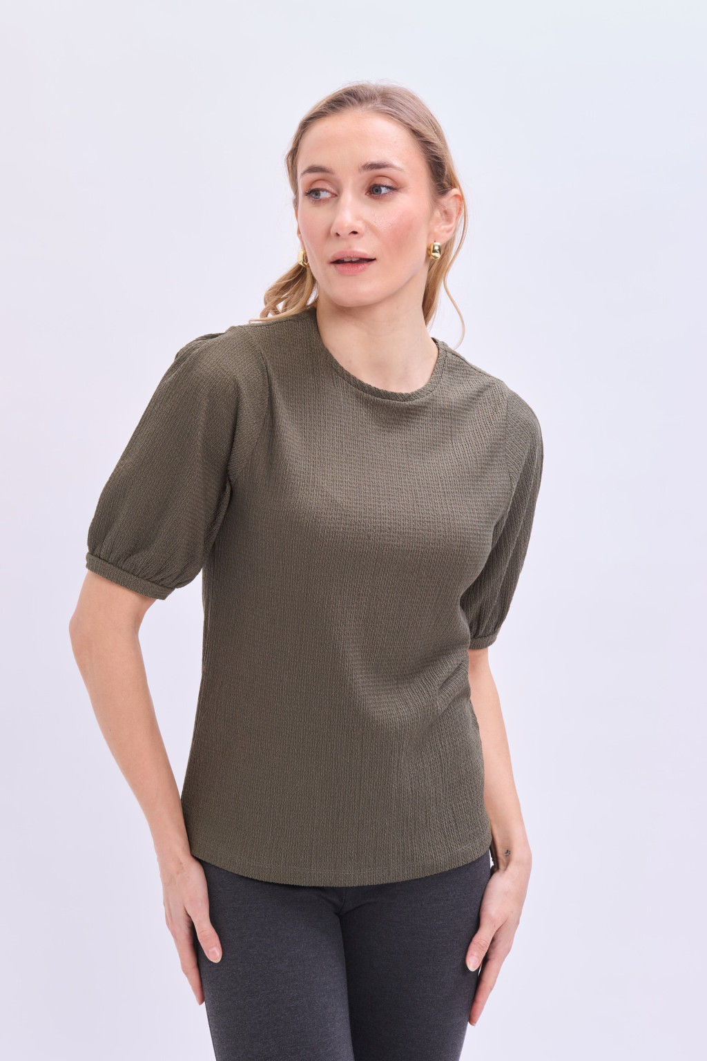ZIELONA BLUZKA T41-7840K-KH