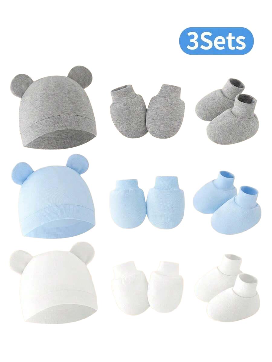 komplet skarpetki czapka rękawiczki 3-pack