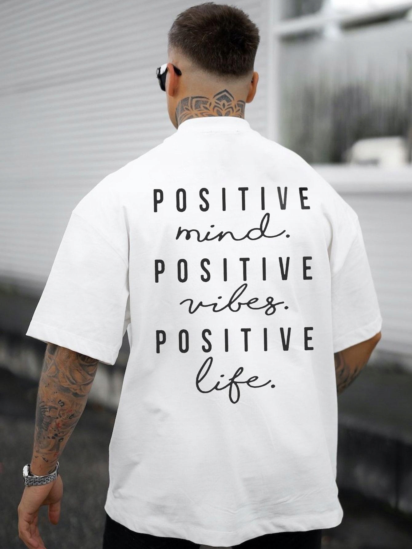 BIAŁY T-SHIRT PRINT