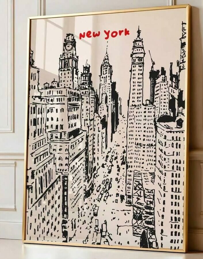 plakat new york 