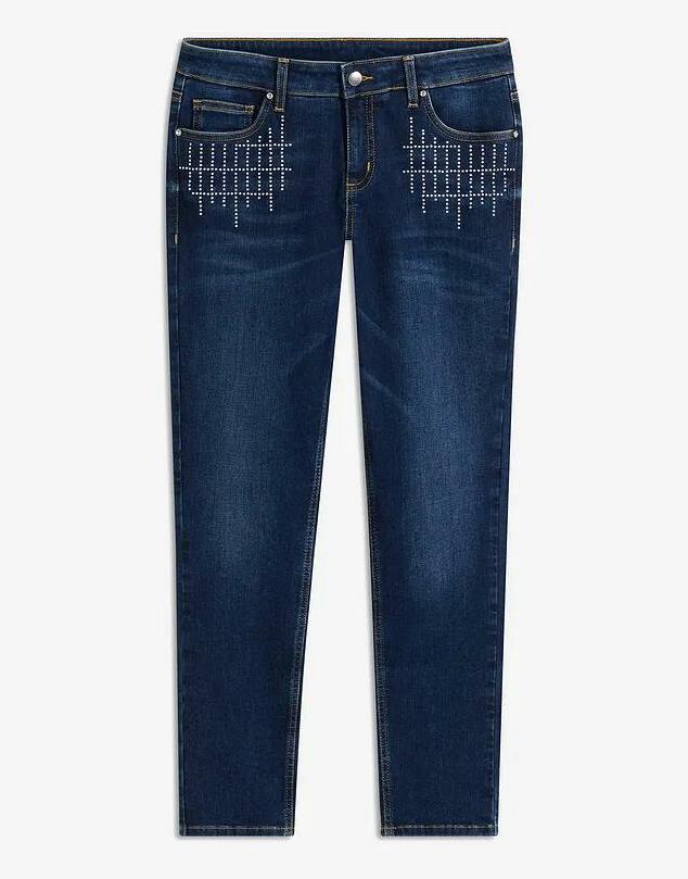 SPODNIE JEANSOWE RURKI