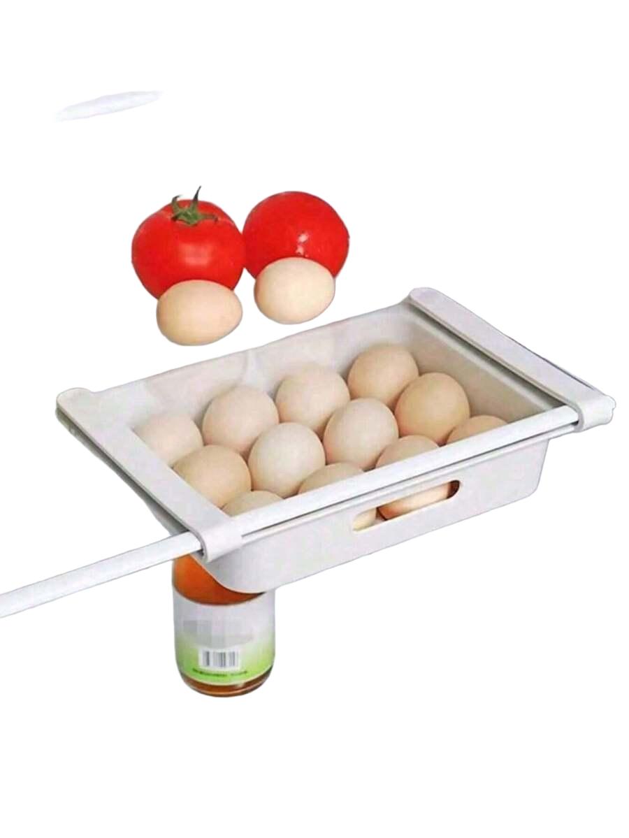 biały organizer na jajka 