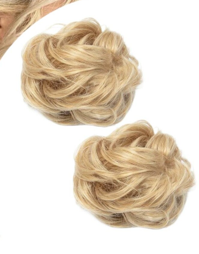 blond WŁOSY KOK 1szt.