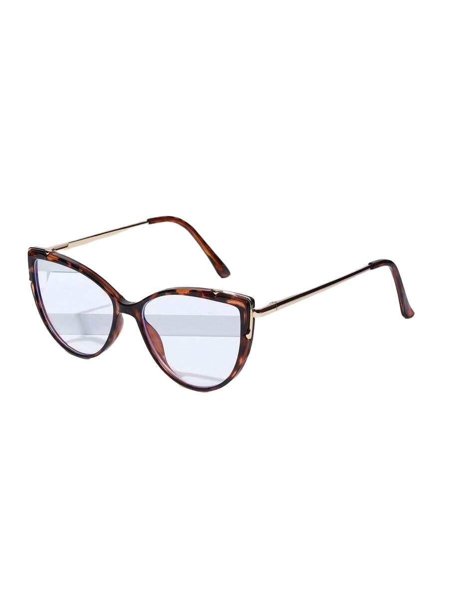 okulary zerówki animal print 