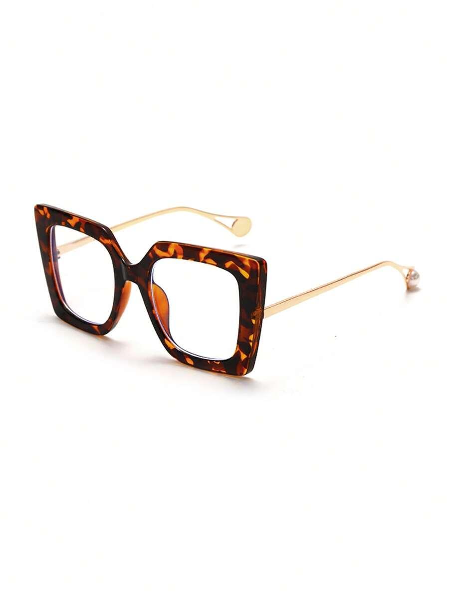 okulary zerówki animal print