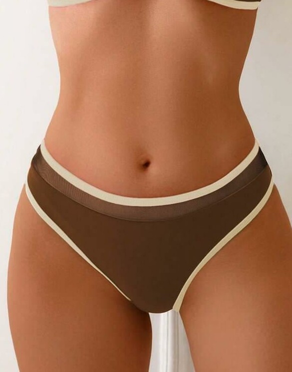 BRĄZOWY DÓŁ OD BIKINI