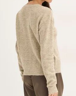 SWETER Z BŁYSZCZĄCĄ NITKĄ