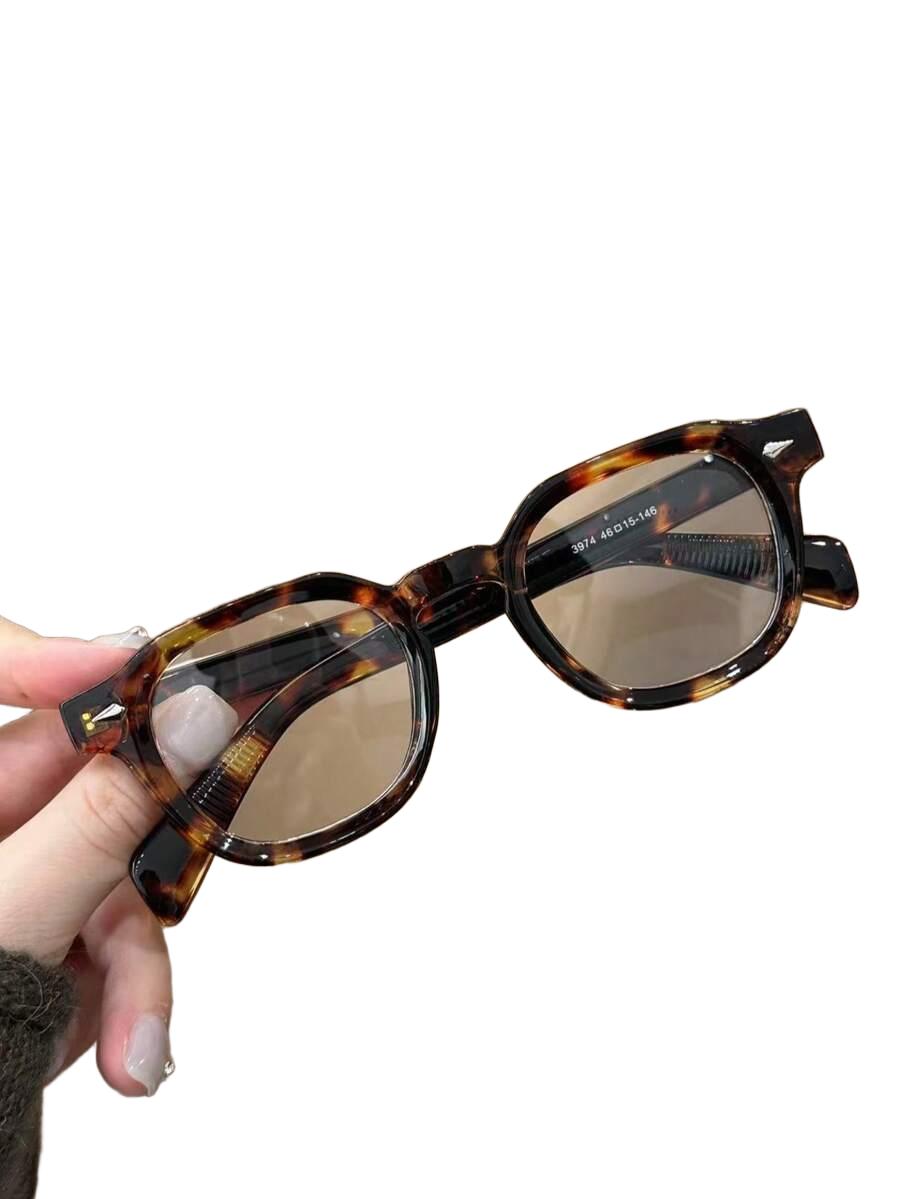 okulary zerówki animal print