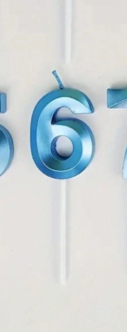 ŚWIECZKA NA TORT "6"