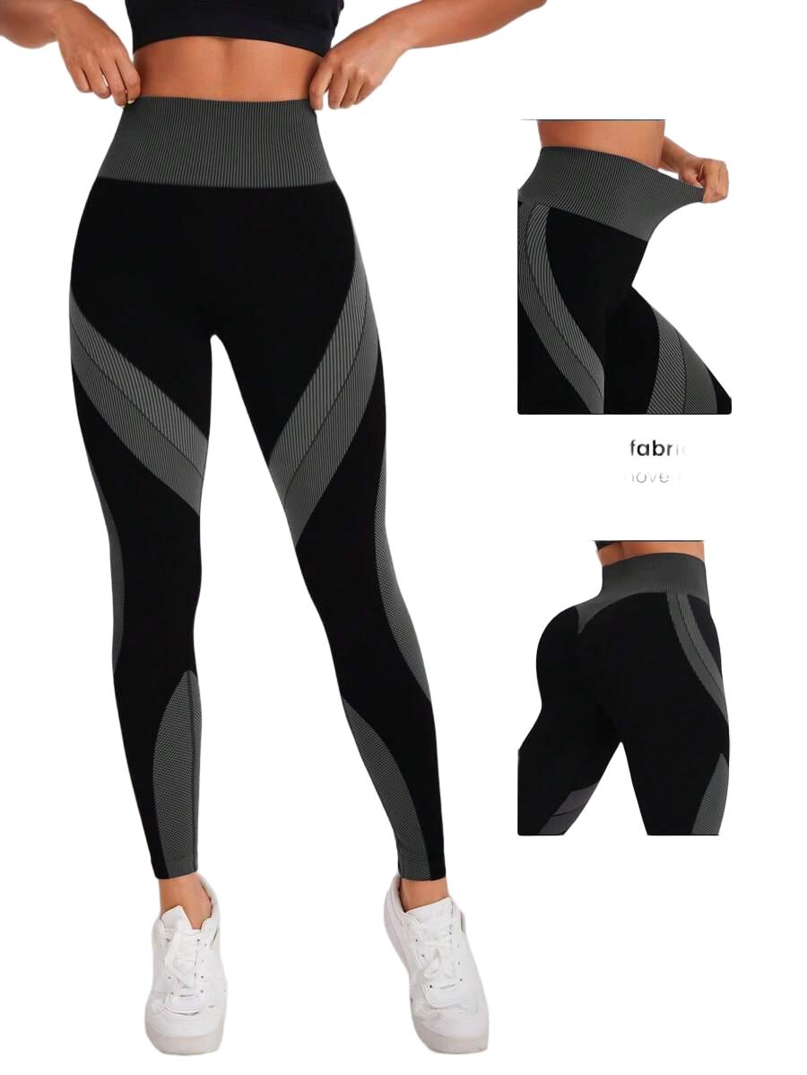 sportowe czarne legginsy wysoki stan