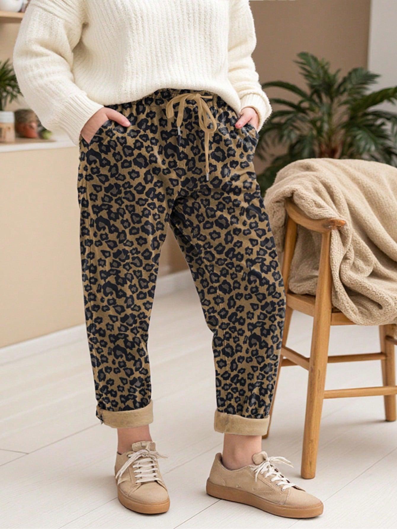 spodnie animal print