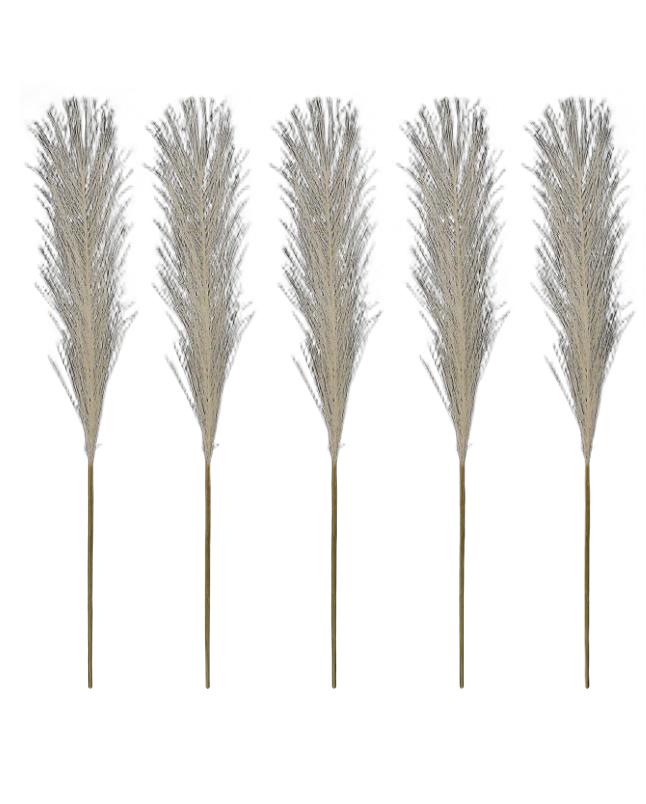 SZTUCZNA TRAWA PAMPASOWA dekoracja 5-pack