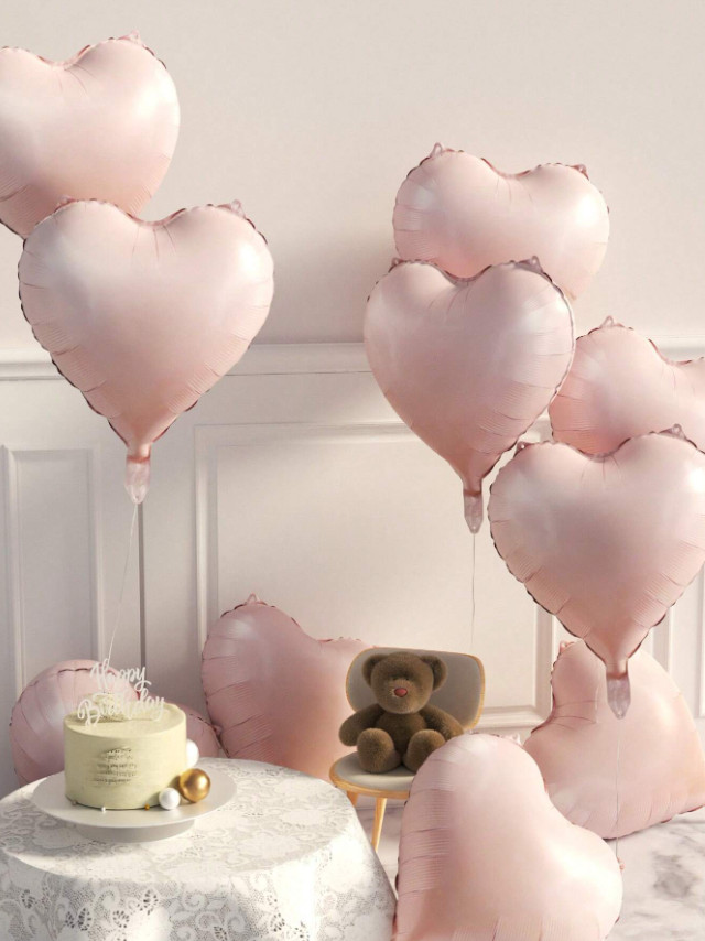 balon serce 9-pack