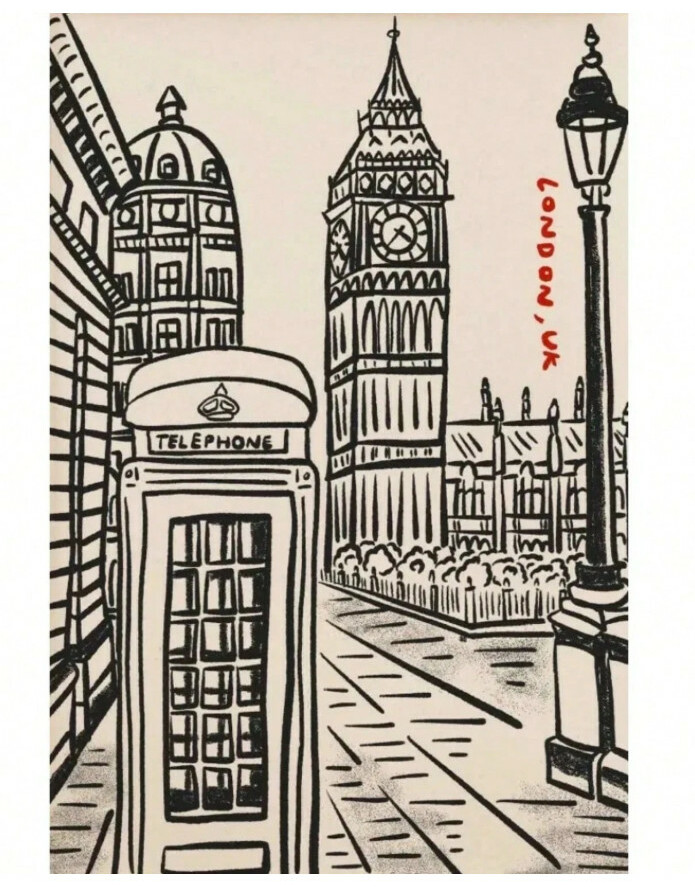 PLAKAT BEZ RAMY LONDON