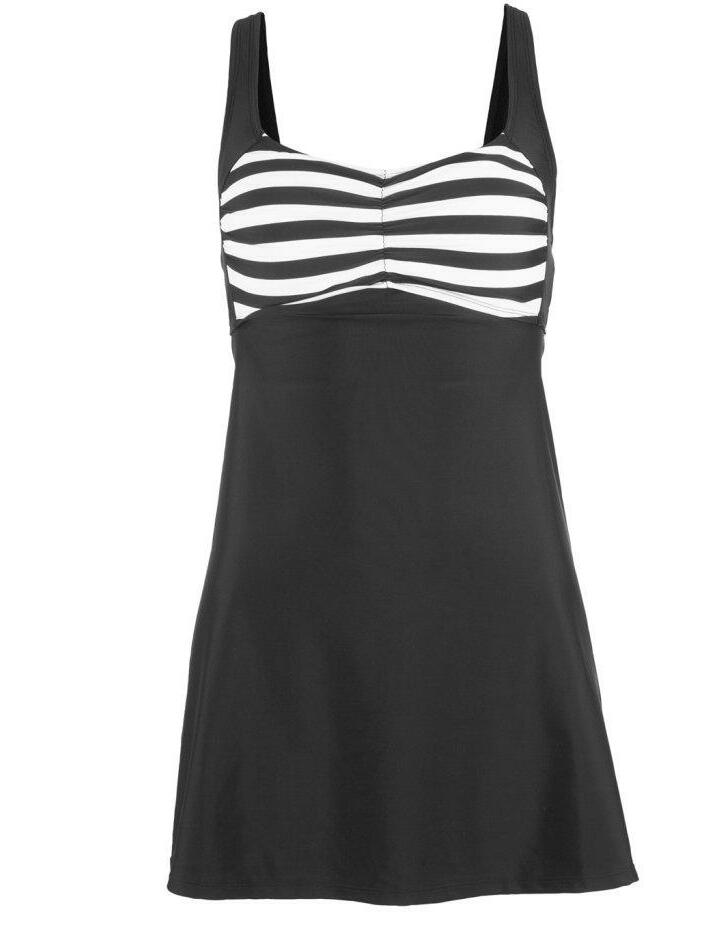 góra od bikini tankini wzór paski