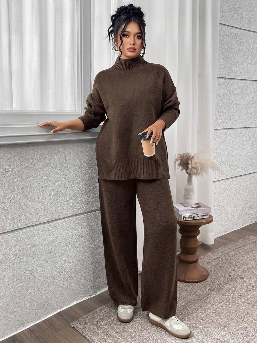 sweter spodnie komplet 