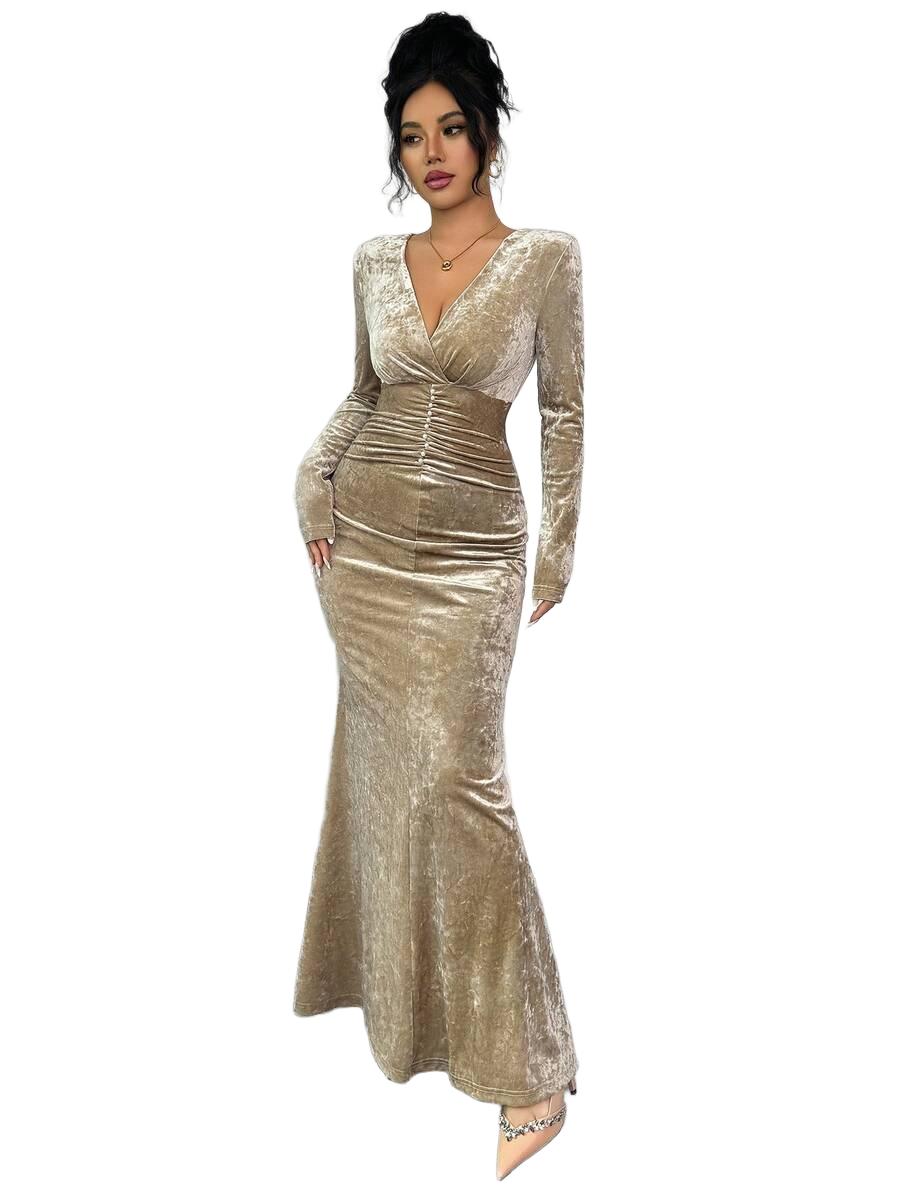ELEGANCKA SUKIENKA WELUROWA