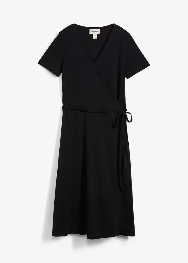 SUKIENKA DRESOWA MIDI BAWEŁNA KOPERTOWA PLUS SIZE