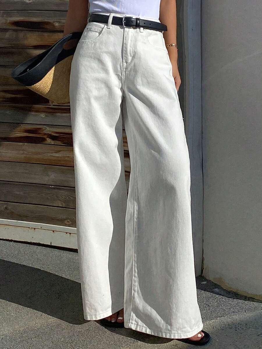 SPODNIE JEANS SZEROKIE NOGAWKI