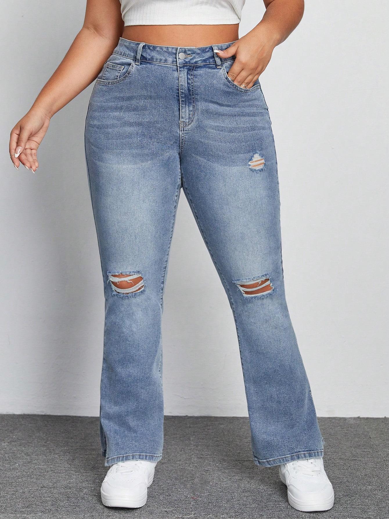 NIEBIESKIE SPODNIE JEANS